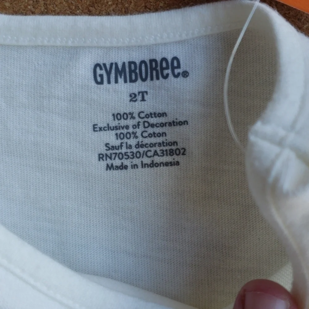 Gymboree Cream Swan Top NWT